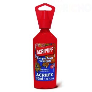 TINTA TECIDO ACRIPUFF 35ML VERMELHO FOGO